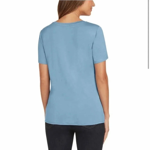 Matty M Ladies' Side Tie Tee - Picture 2 of 5